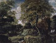 Jan van der Heyden Forest landscape oil painting reproduction